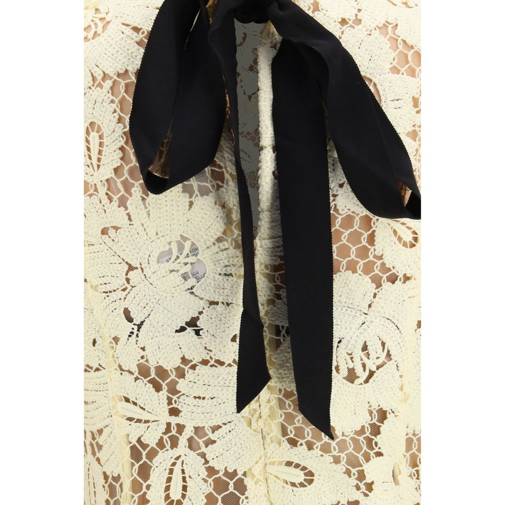 Self-Portrait Bicolor Polyester Casual Dress | Regal Royce