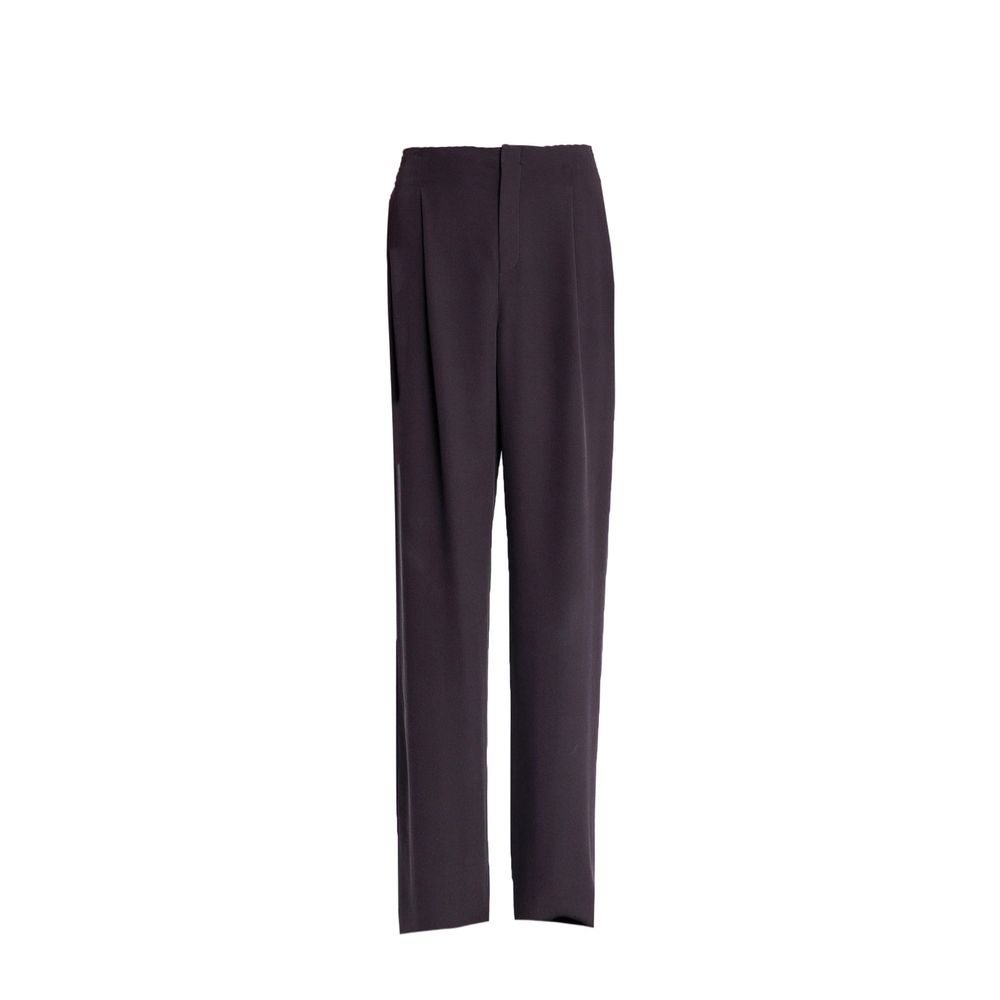Saint Laurent Brown Silk Dress Pants | Regal Royce