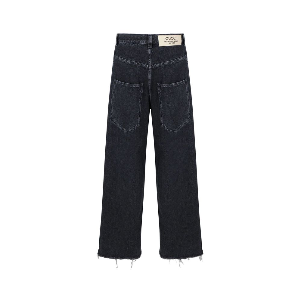 Gucci Black Cotton Jeans Denim | Regal Royce