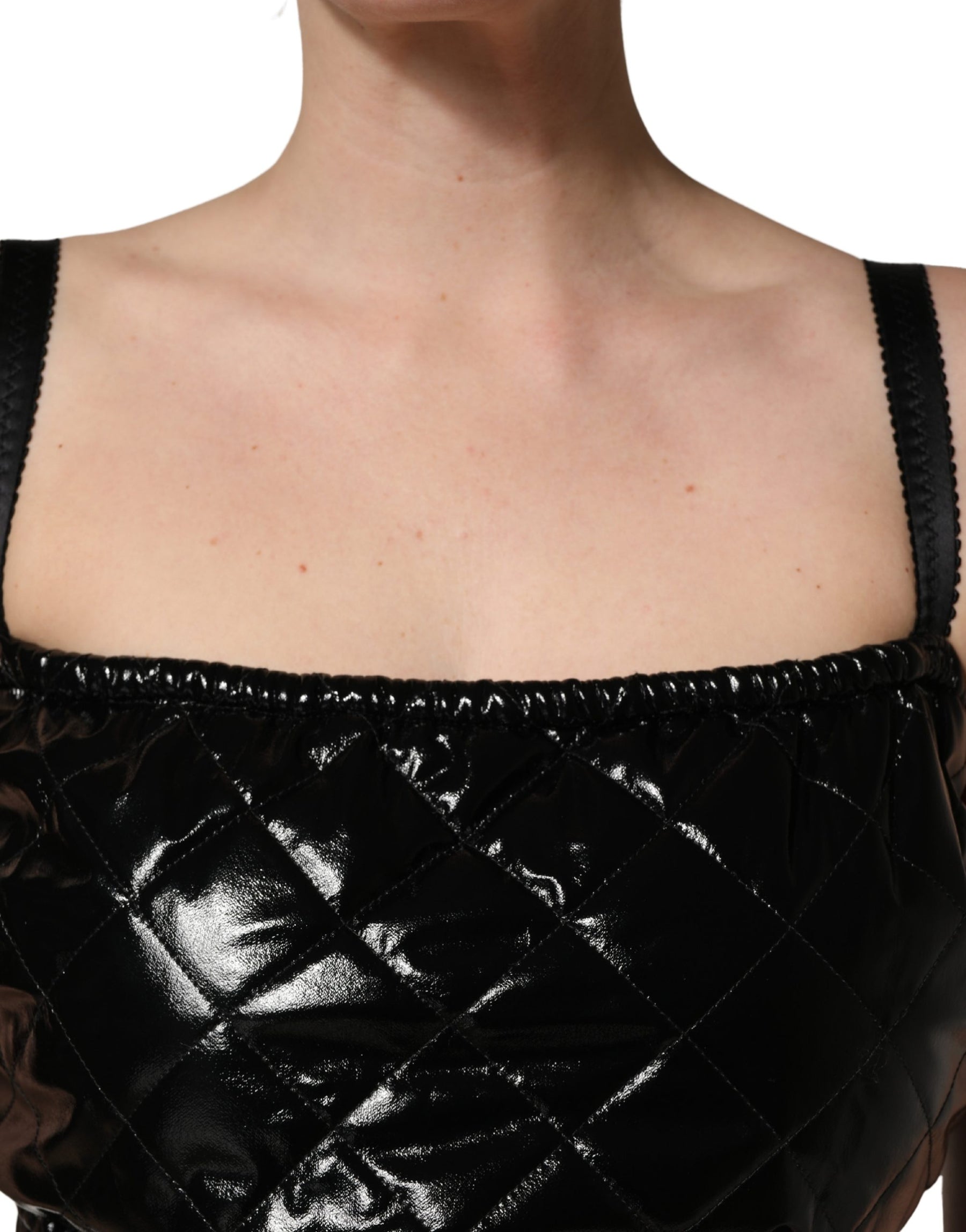 Dolce & Gabbana Black Sleeveless Romper Jumpsuit Dress | Regal Royce