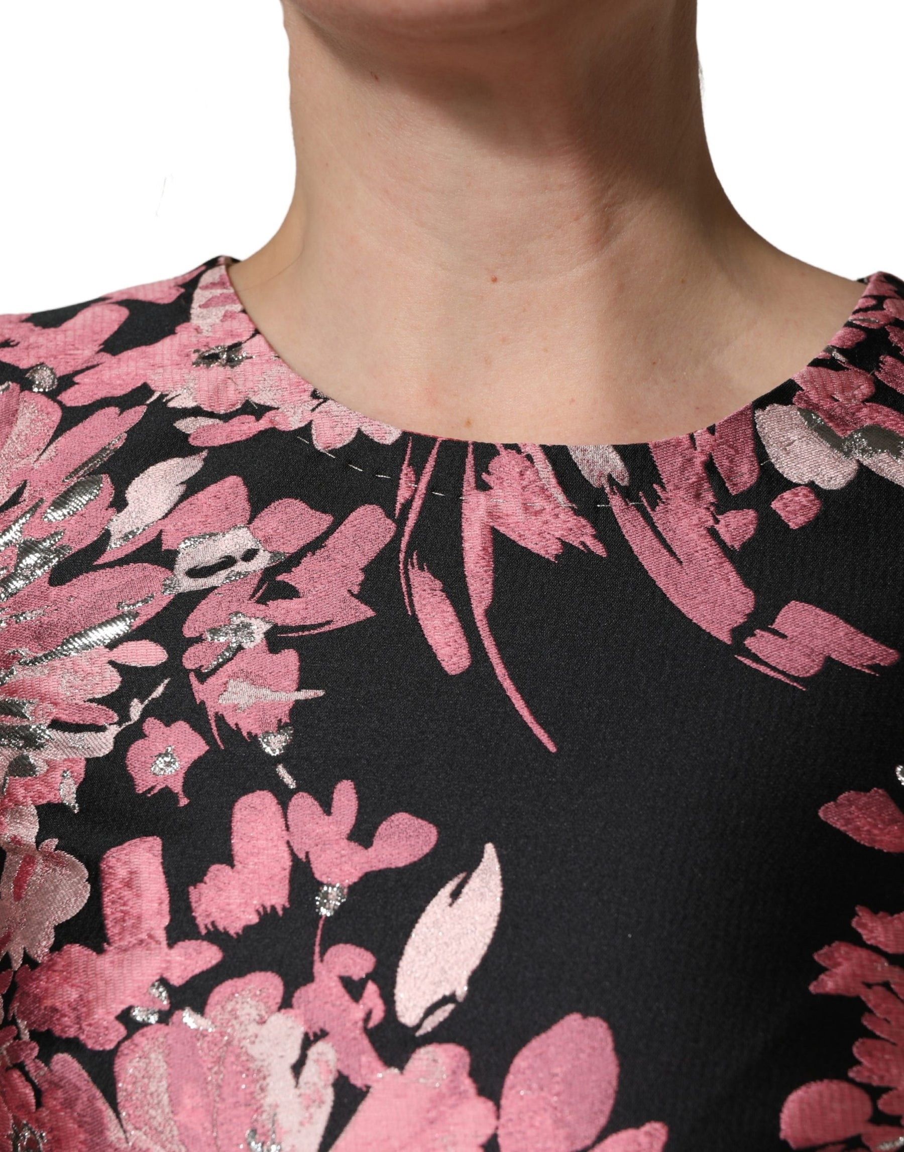 Dolce & Gabbana Multicolor Floral Brocade A-line Mini Dress | Regal Royce