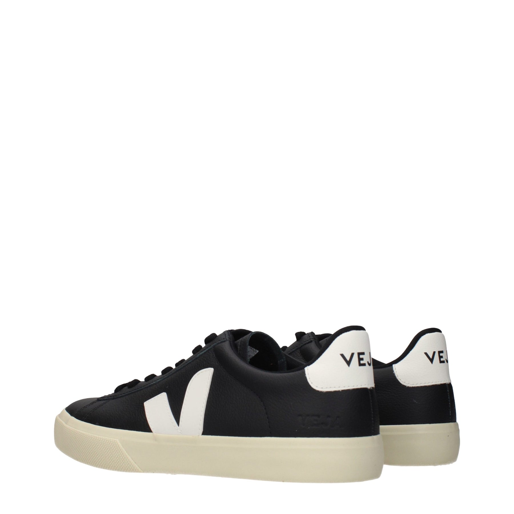 Veja Black Leather Low Top Sneakers | Regal Royce