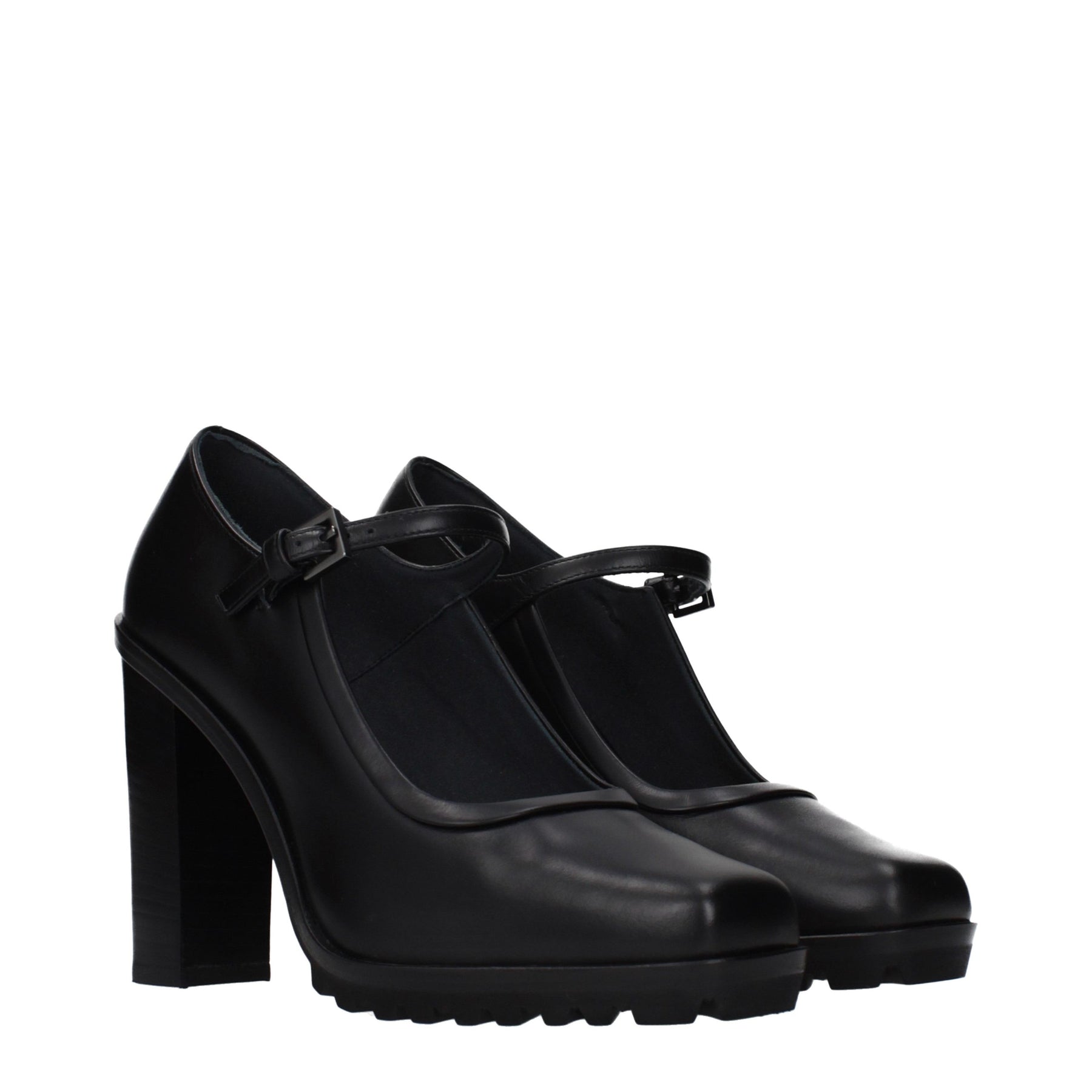 Max Mara Black Leather High Heel Pumps | Regal Royce