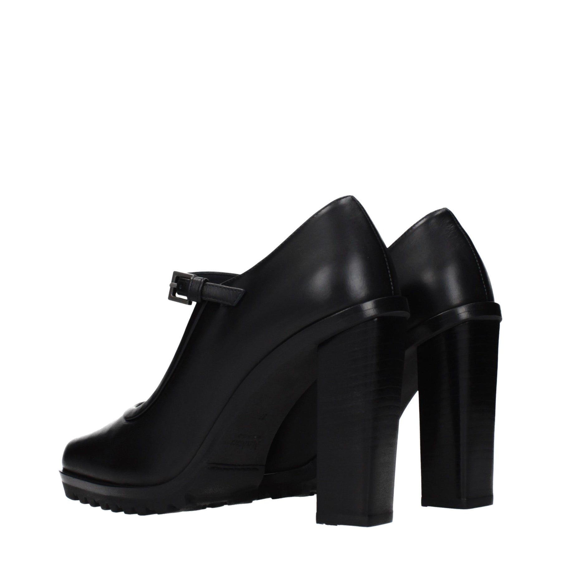 Max Mara Black Leather High Heel Pumps | Regal Royce