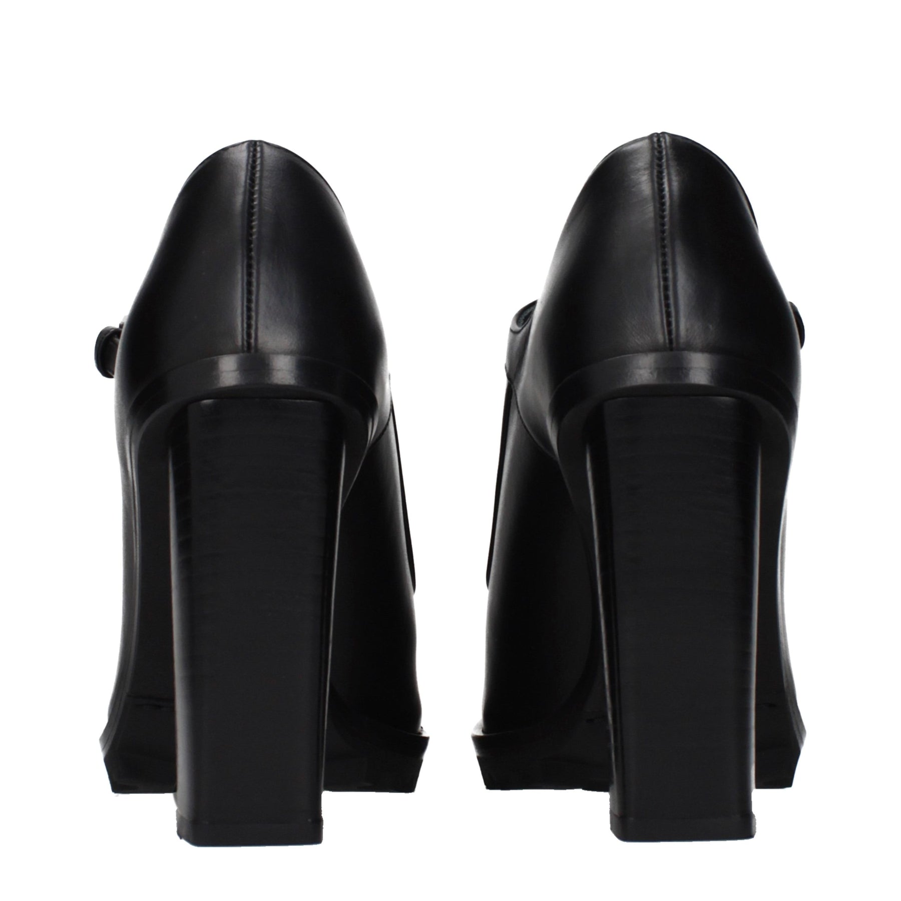 Max Mara Black Leather High Heel Pumps | Regal Royce