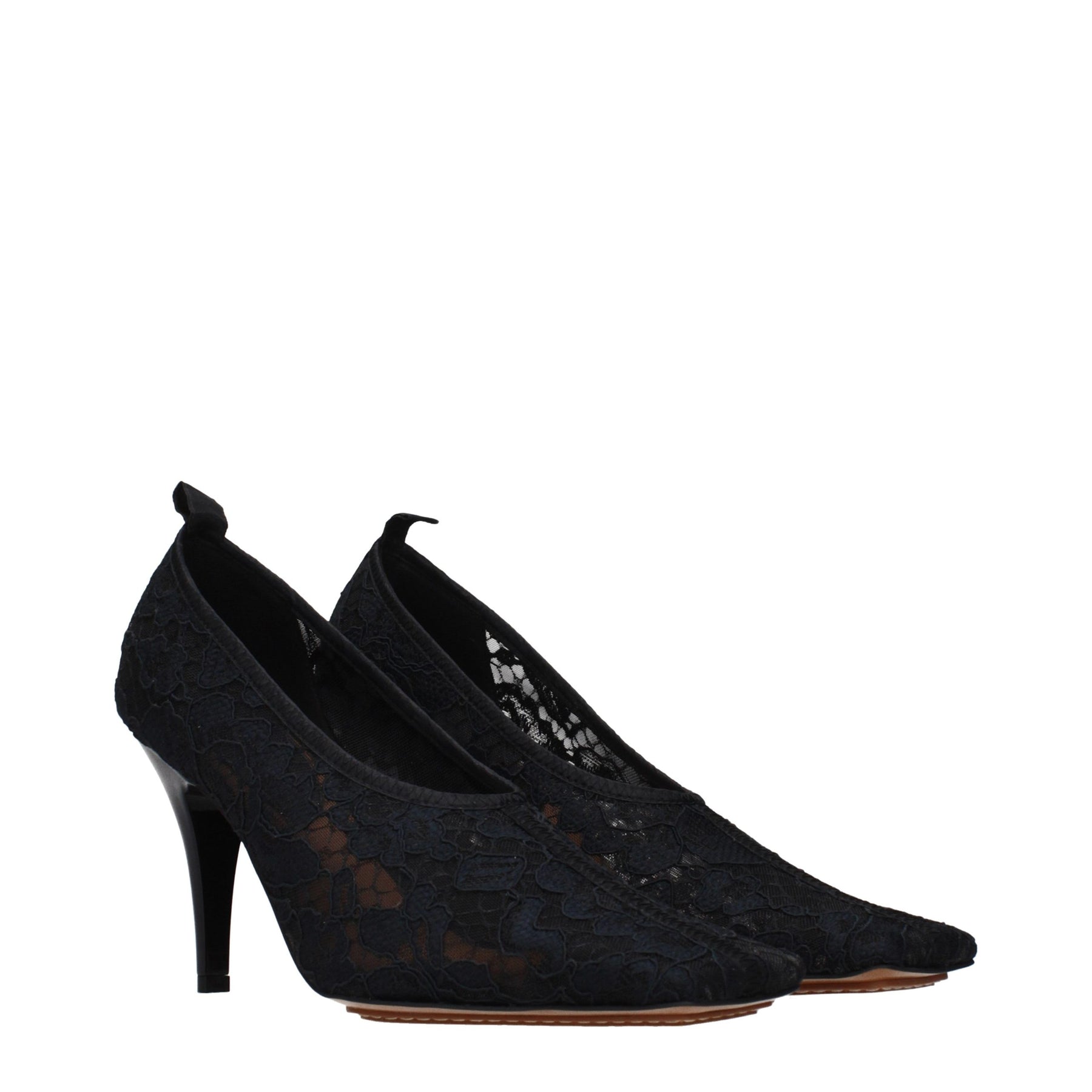 Stella McCartney Black Fabric High Heel Pumps | Regal Royce