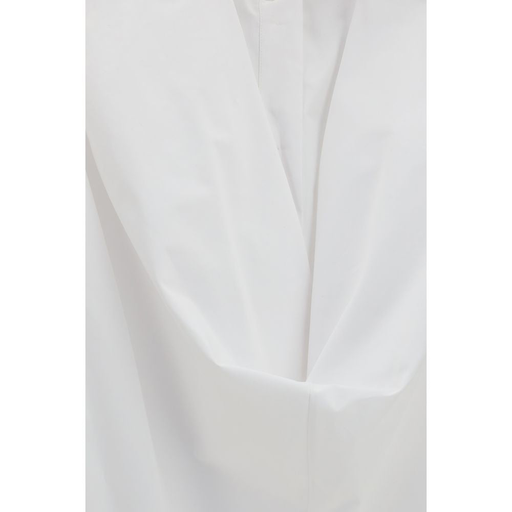 Balenciaga White Cotton Casual Dress | Regal Royce