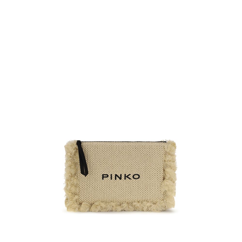 PINKO Beige Polypropylene Shoulder Bag | Regal Royce