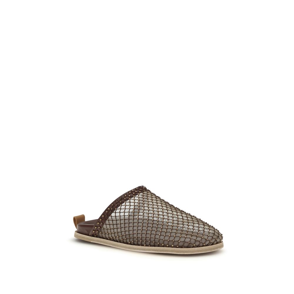 Forte_Forte Brown Calf Leather Bos Taurus Mules | Regal Royce
