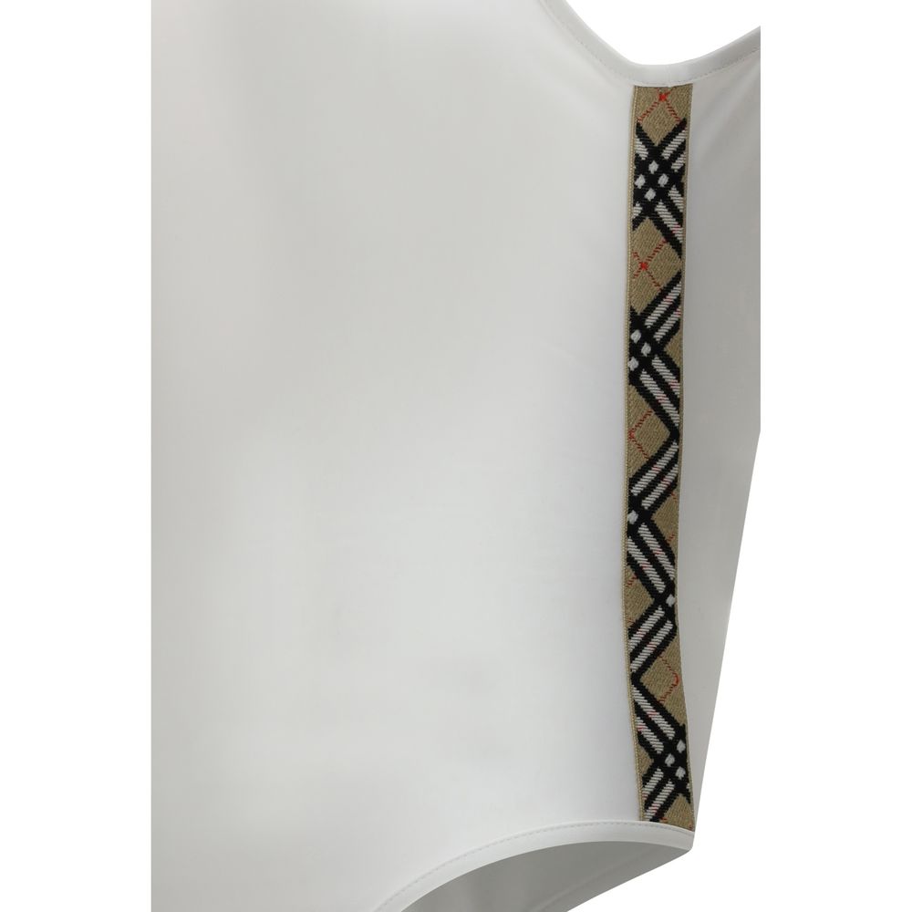 Burberry White Polyamide One-Piece Swimsuit | Regal Royce