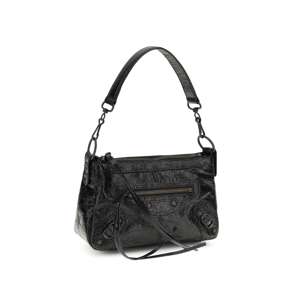 Balenciaga Black Lamb Ovis Aries Aries Shoulder Bag | Regal Royce