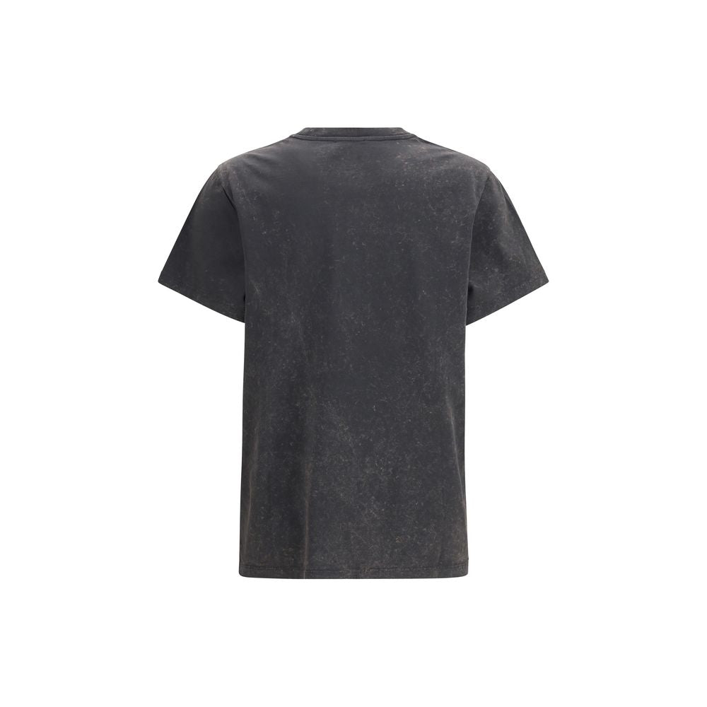 Ganni Gray Cotton T-Shirt | Regal Royce