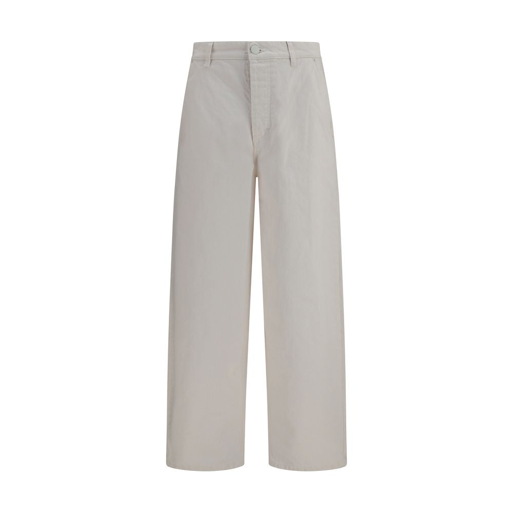 Ami Paris White Cotton Jeans Denim | Regal Royce