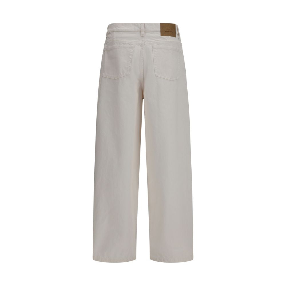 Ami Paris White Cotton Jeans Denim | Regal Royce