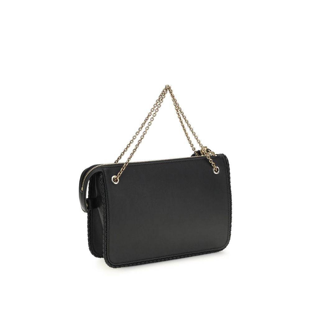 Etro Black Calf Leather Bos Taurus Clutch Bag | Regal Royce