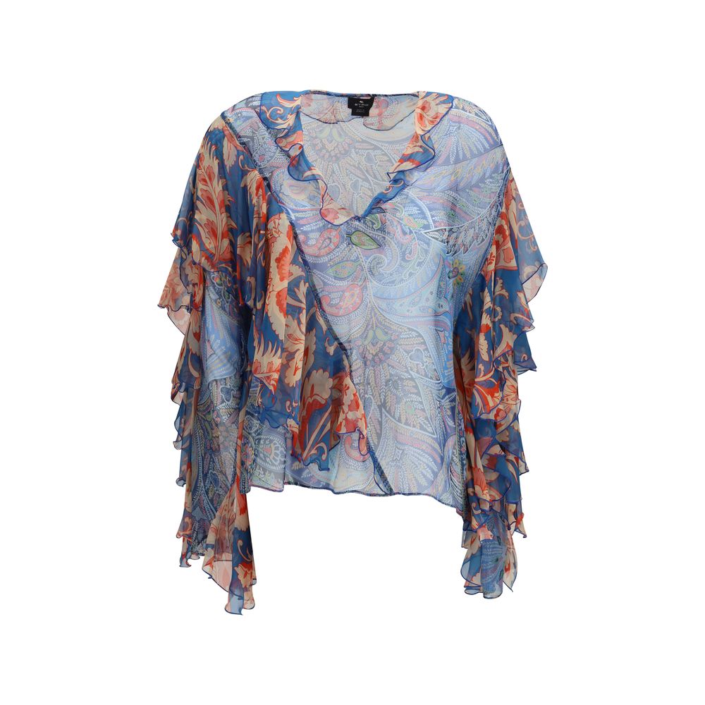 Etro Multicolor Silk Pattern Shirt | Regal Royce
