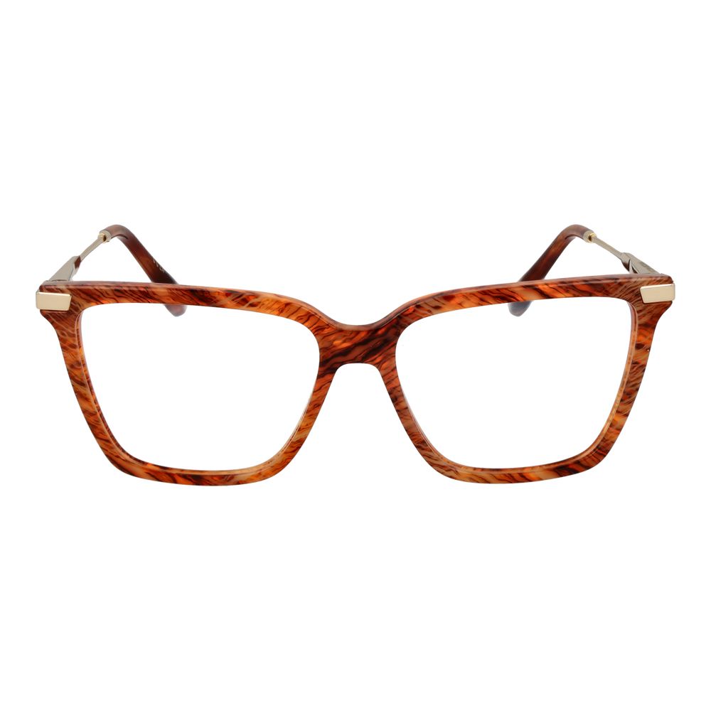 Victoria Beckham Orange Metal & Plastic Glasses (Frames) | Regal Royce