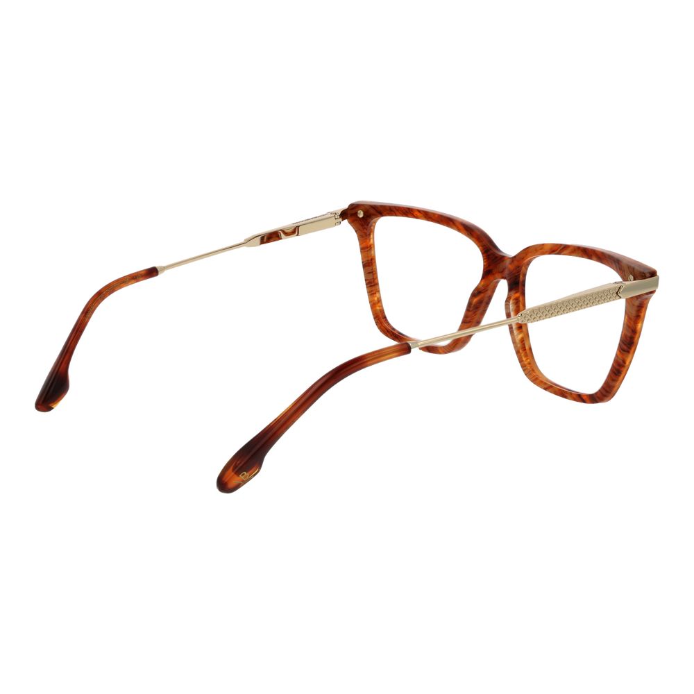 Victoria Beckham Orange Metal & Plastic Glasses (Frames) | Regal Royce