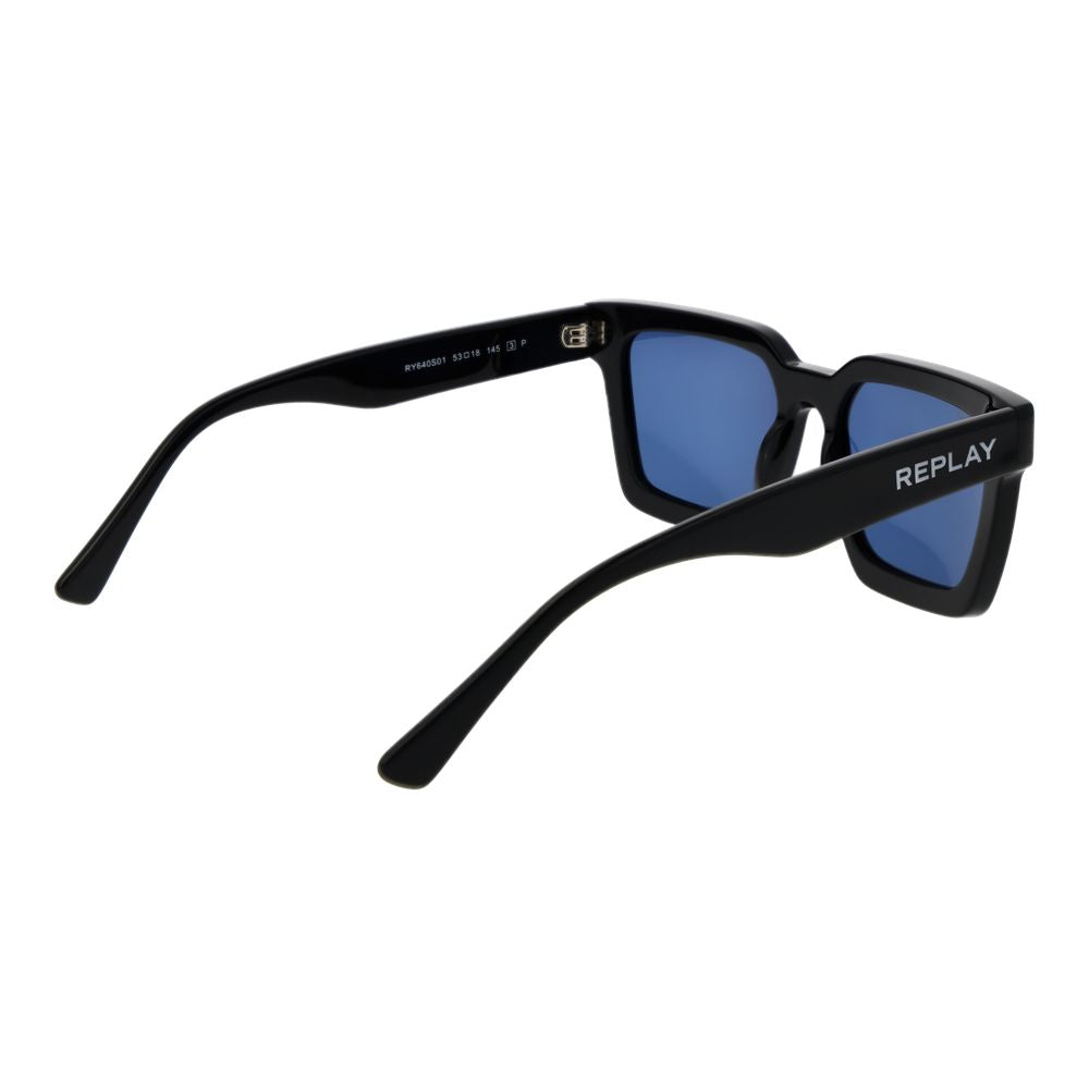Replay Black Acetate Sunglasses | Regal Royce