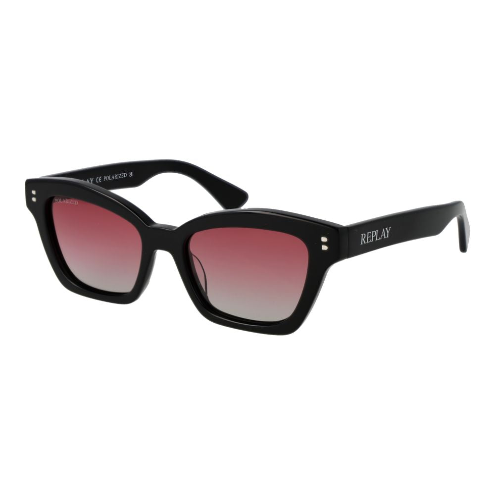 Replay Black Acetate Sunglasses | Regal Royce