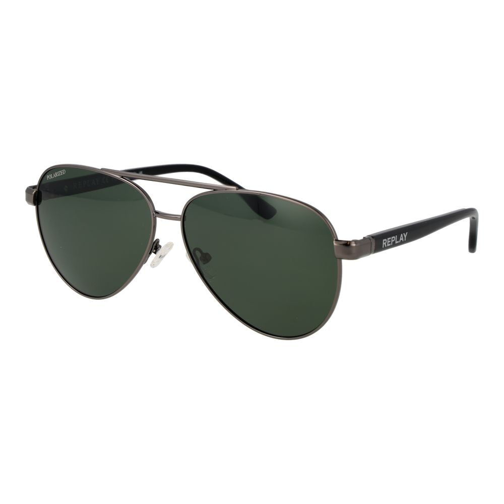 Replay Gray Metal Sunglasses | Regal Royce