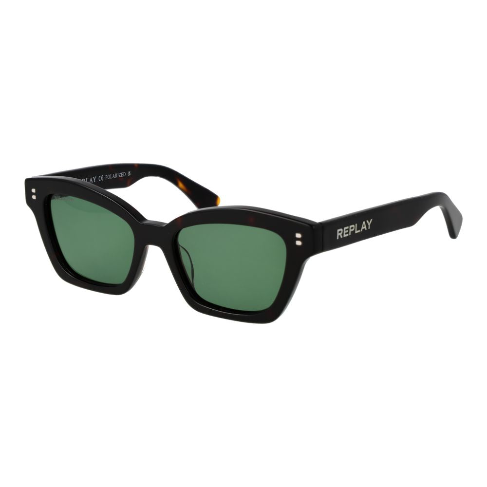 Replay Black Acetate Sunglasses | Regal Royce