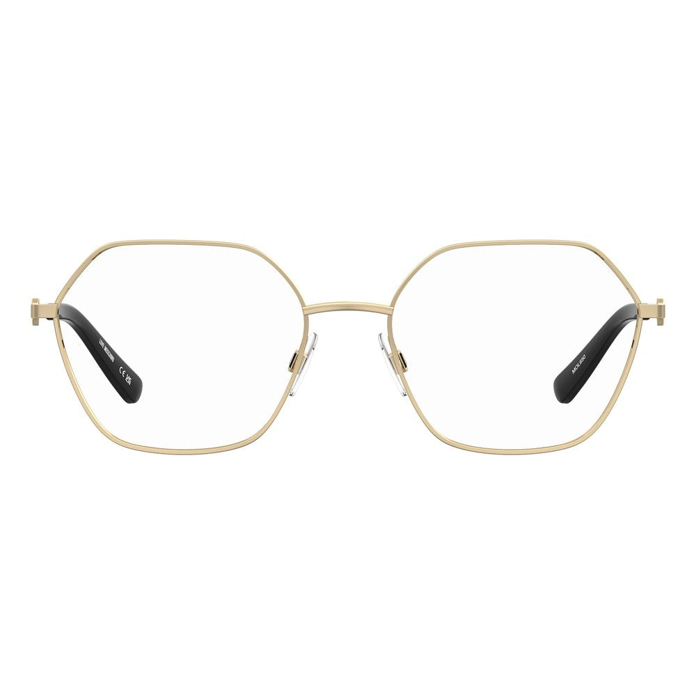 Love Moschino Gold Metal Glasses (Frames) | Regal Royce