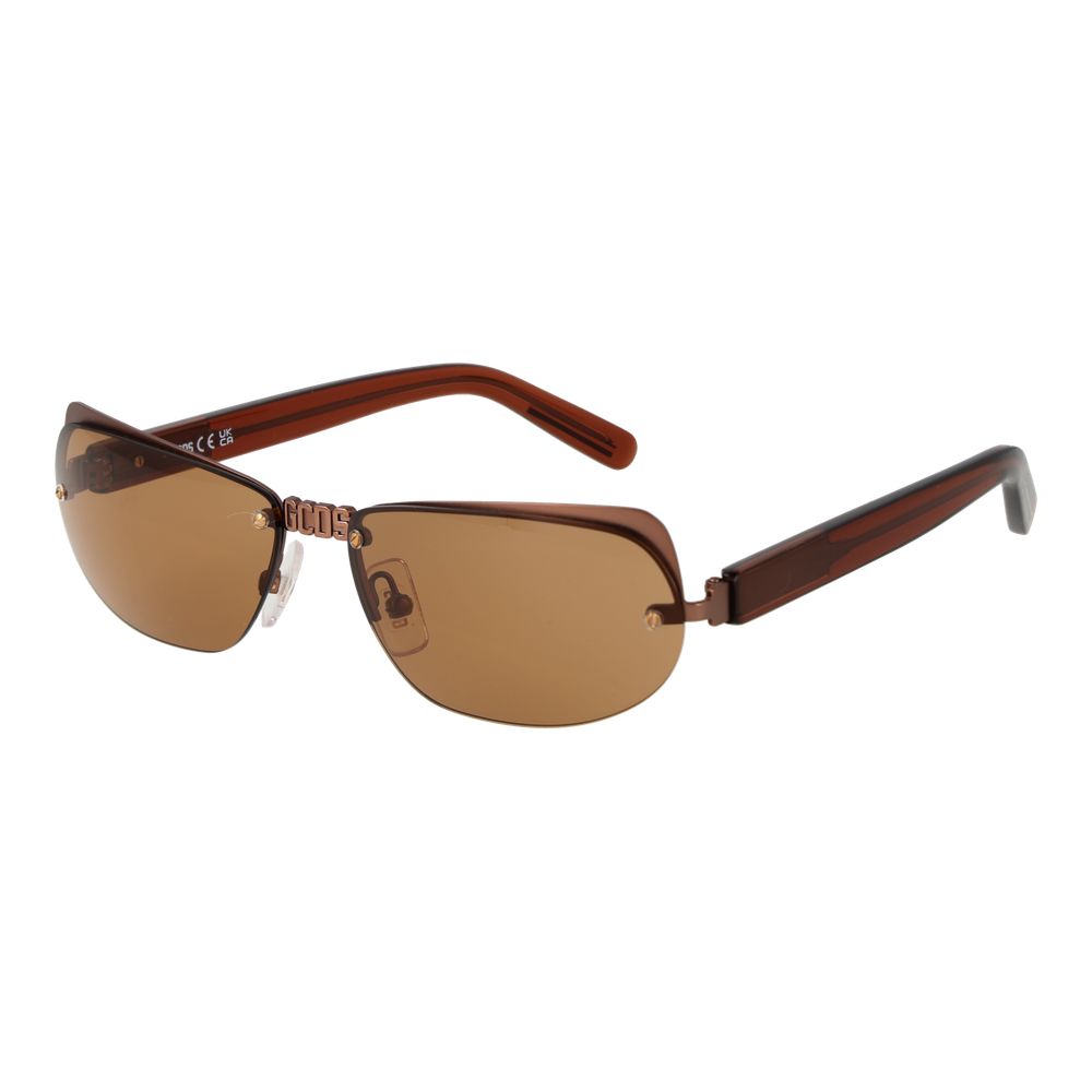 GCDS Brown Metal Sunglasses | Regal Royce