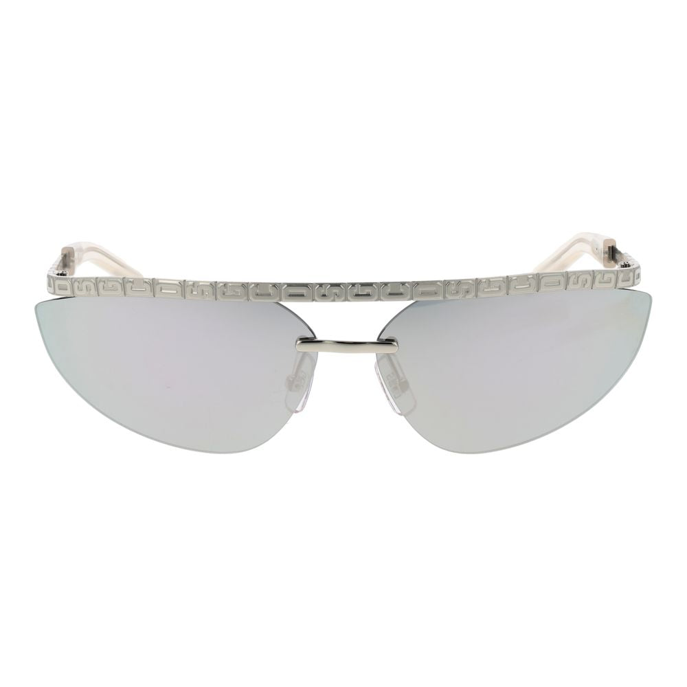 GCDS Silver Metal Sunglasses | Regal Royce