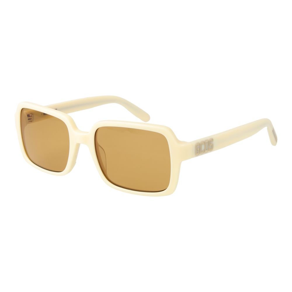 GCDS Beige Plastic Sunglasses | Regal Royce