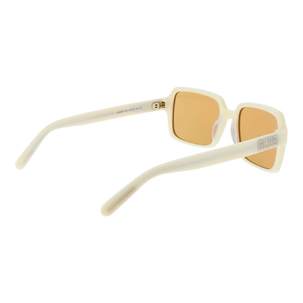GCDS Beige Plastic Sunglasses | Regal Royce