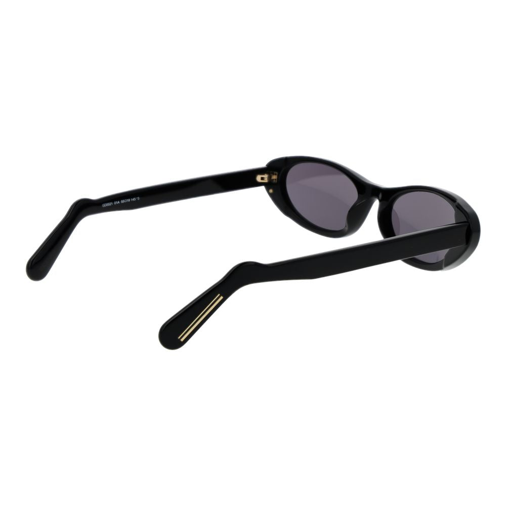 GCDS Black Plastic Sunglasses | Regal Royce