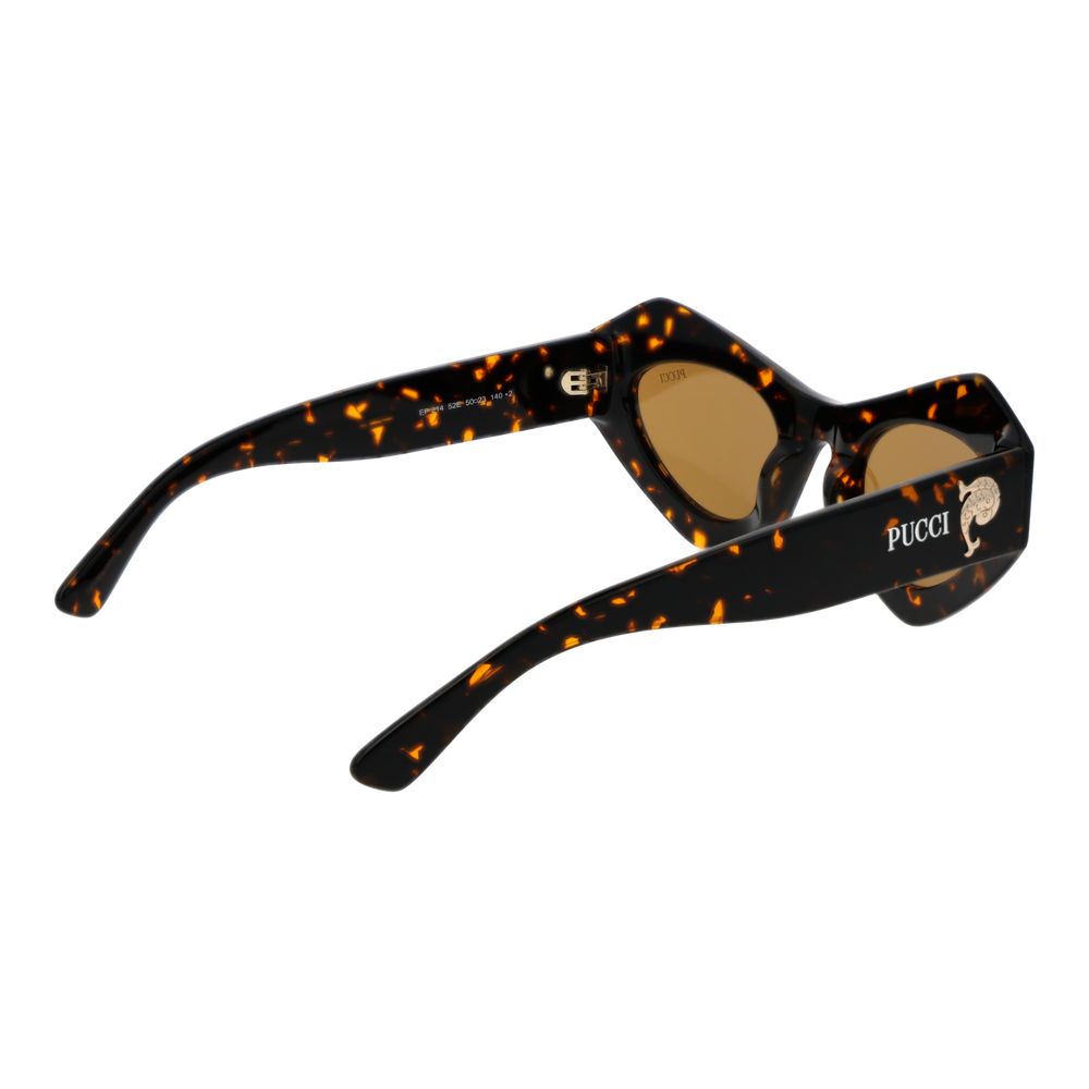 Emilio Pucci Brown Plastic Sunglasses | Regal Royce