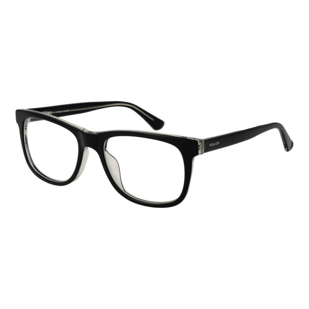 Police Black Cellulose Acetate Glasses (Frames) | Regal Royce