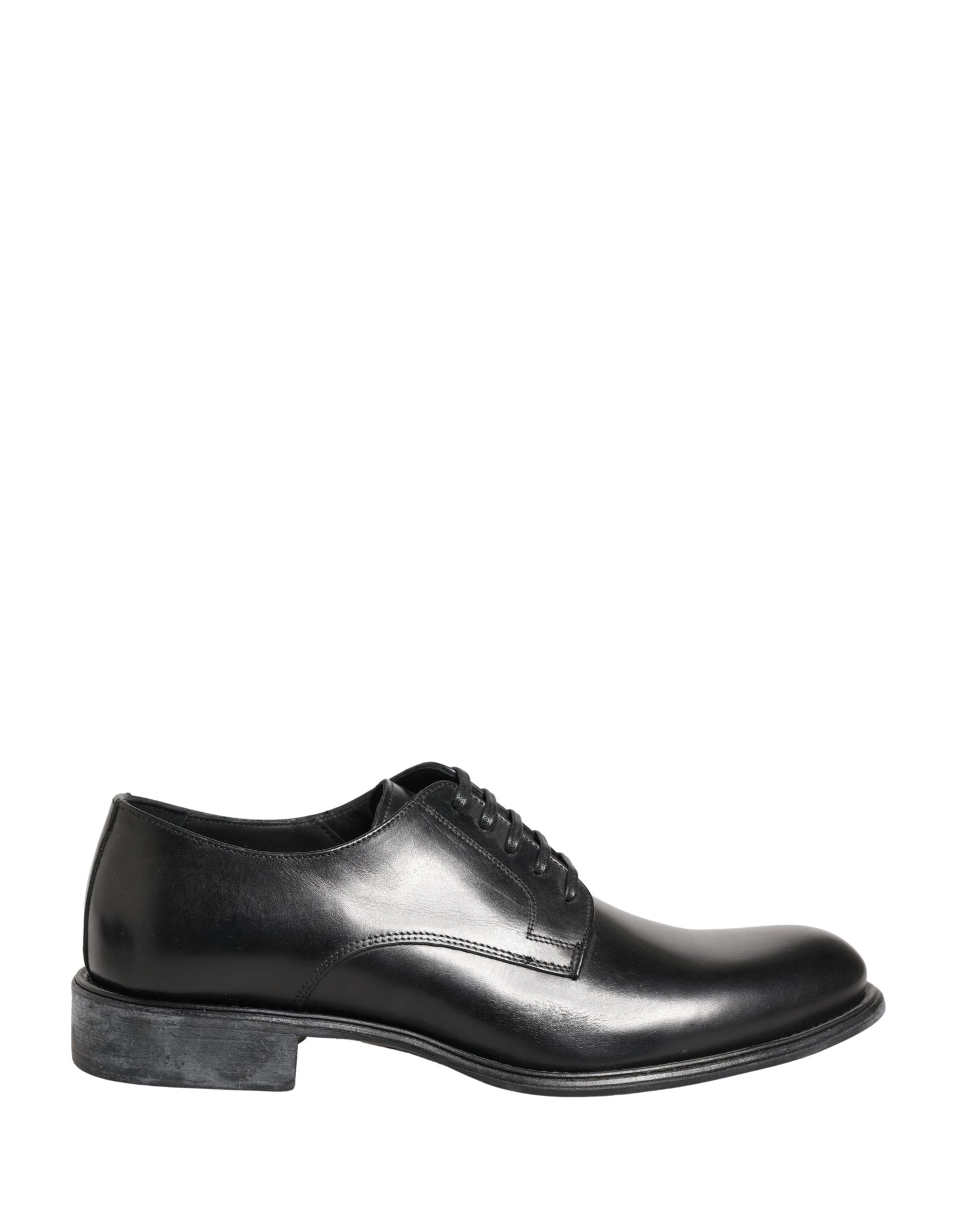 Dolce & Gabbana Black Calfskin Leather Derby Men Dress Shoes | Regal Royce