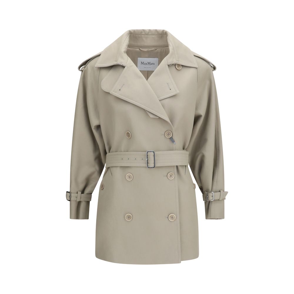 Max Mara Beige Cotton Trench Coat | Regal Royce