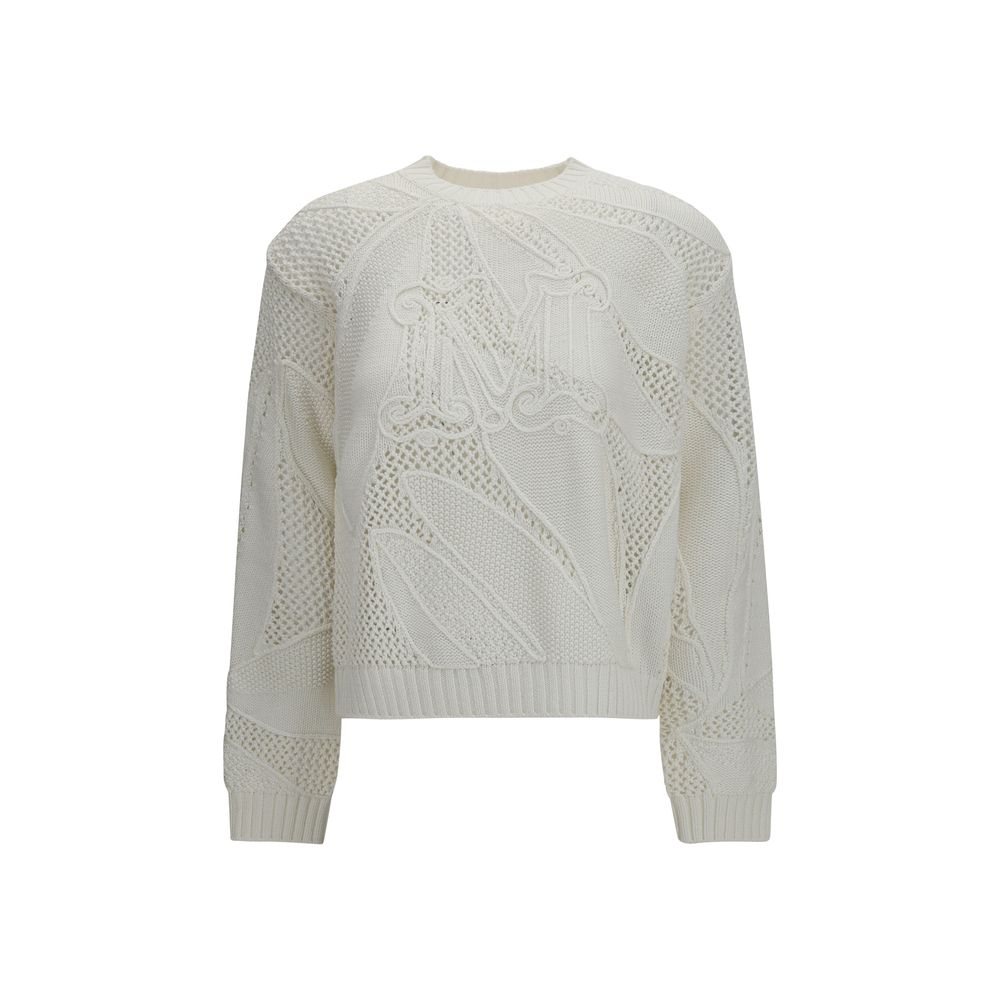 Max Mara White Cotton Sweatshirt | Regal Royce