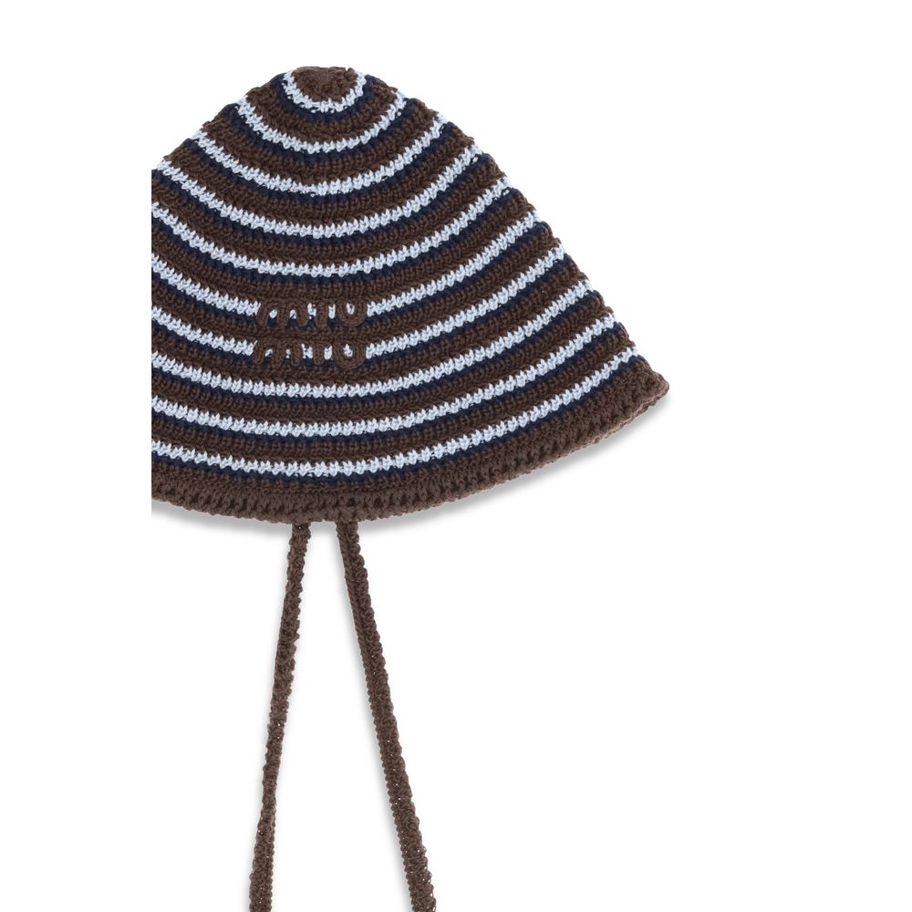 Miu Miu Brown Cotton Sunhat | Regal Royce