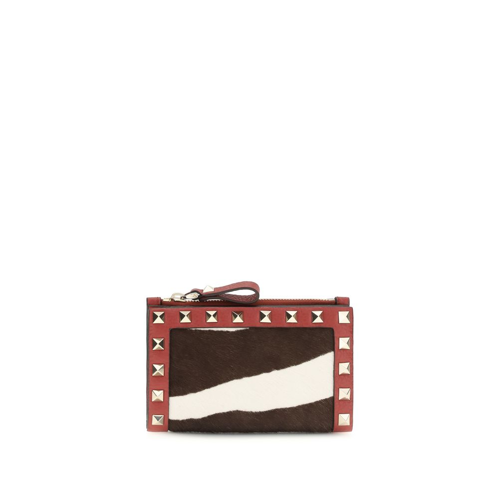Valentino Garavani Multicolor Calf Leather Bos Taurus Wallet | Regal Royce