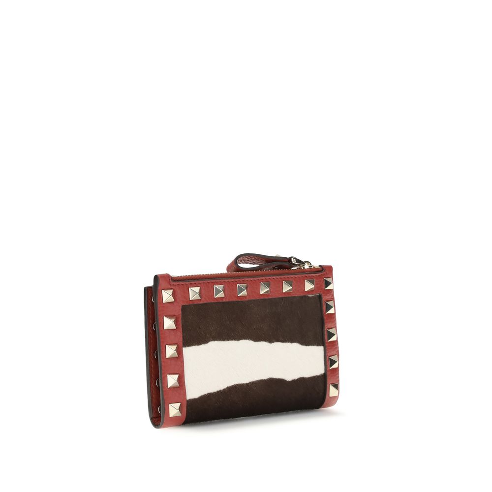 Valentino Garavani Multicolor Calf Leather Bos Taurus Wallet | Regal Royce