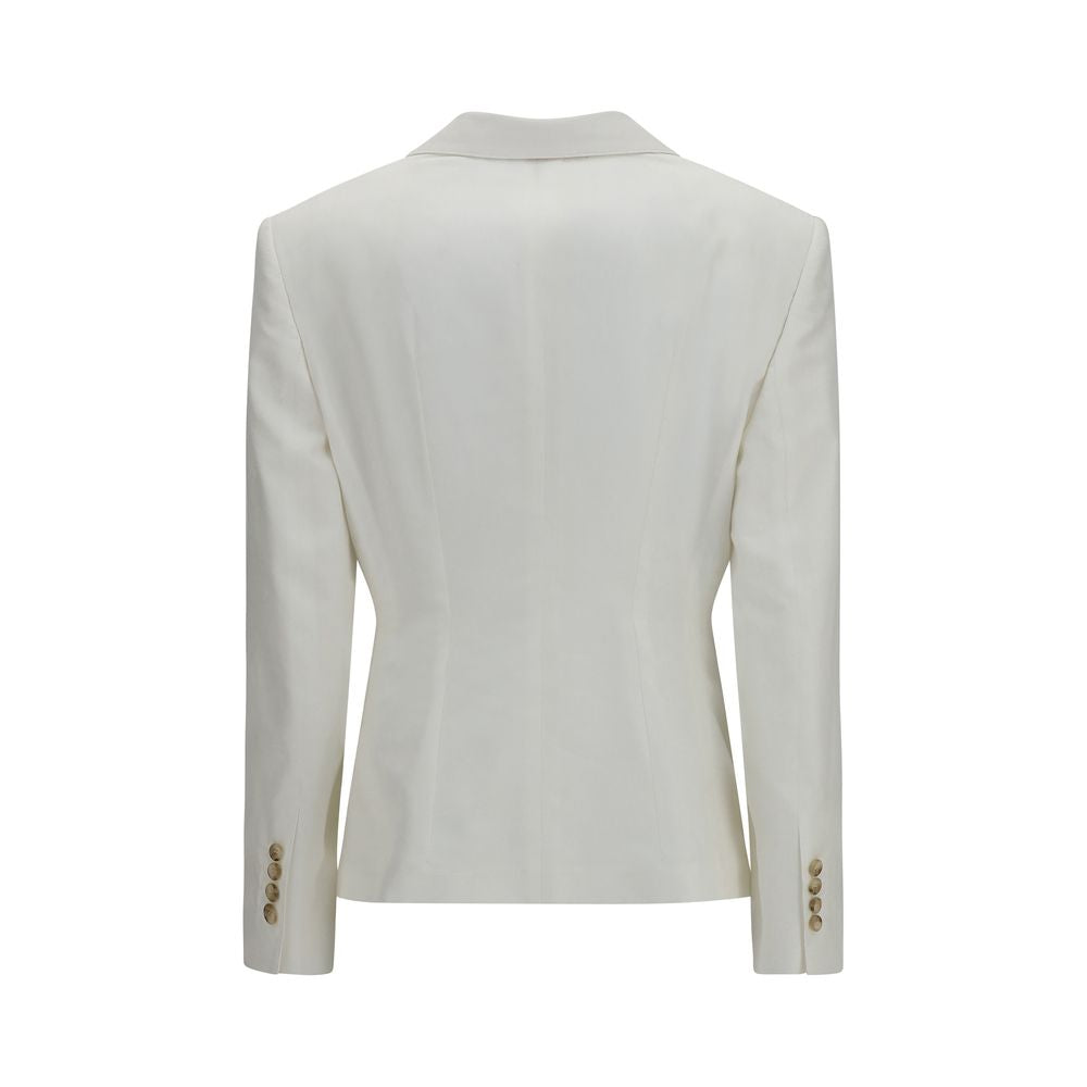 Dolce & Gabbana White Cotton Blazer | Regal Royce