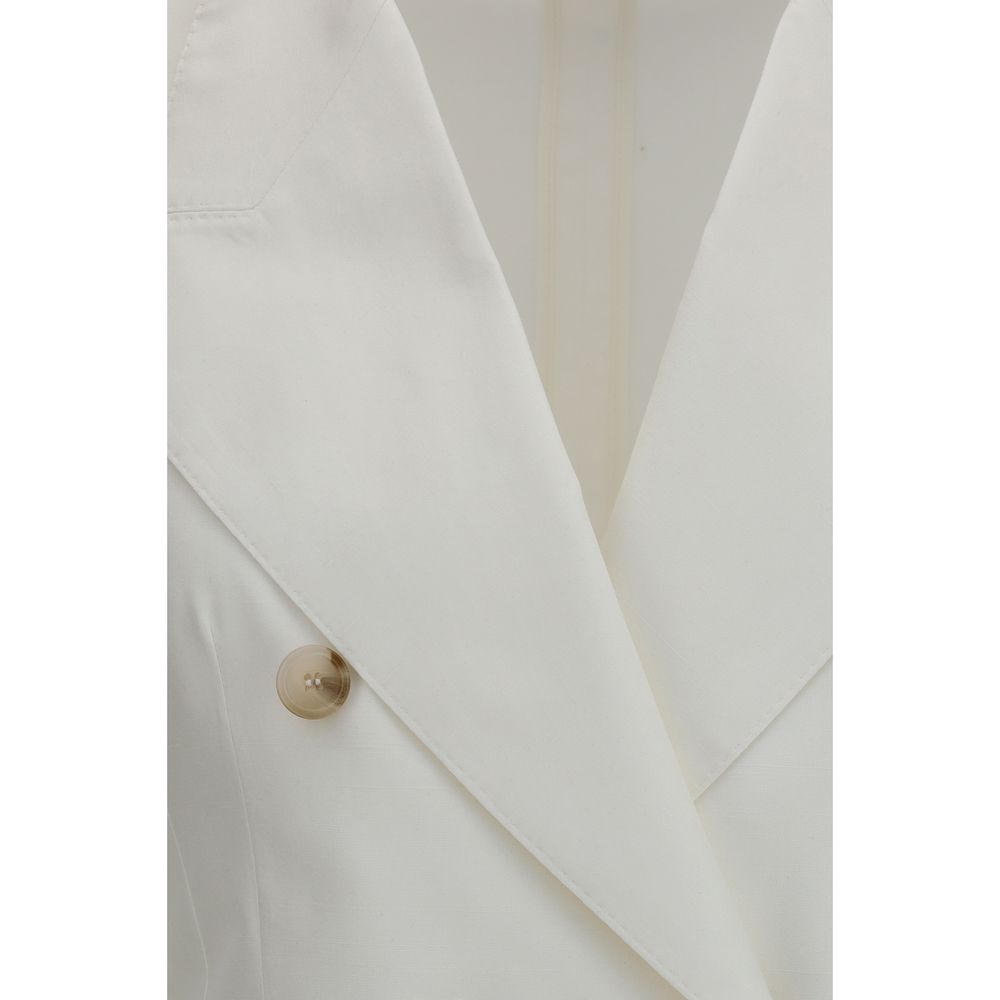 Dolce & Gabbana White Cotton Blazer | Regal Royce