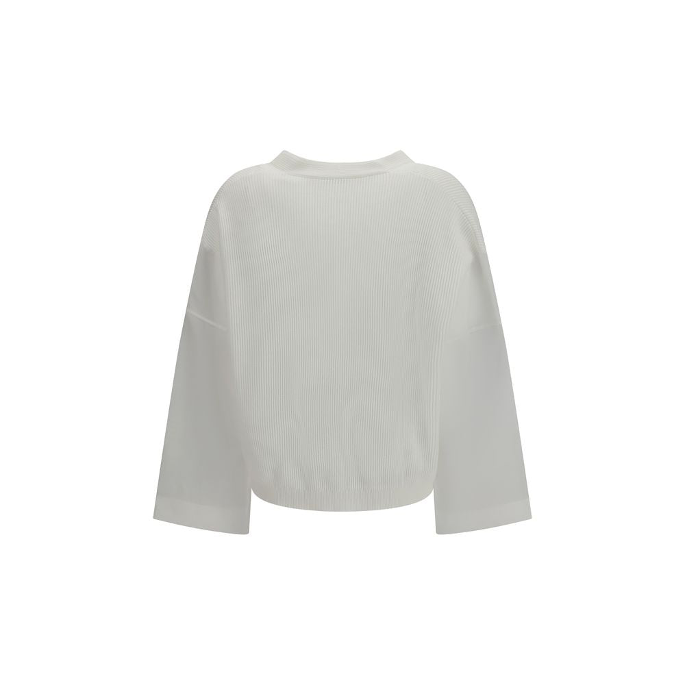 Brunello Cucinelli White Cotton Cardigan | Regal Royce