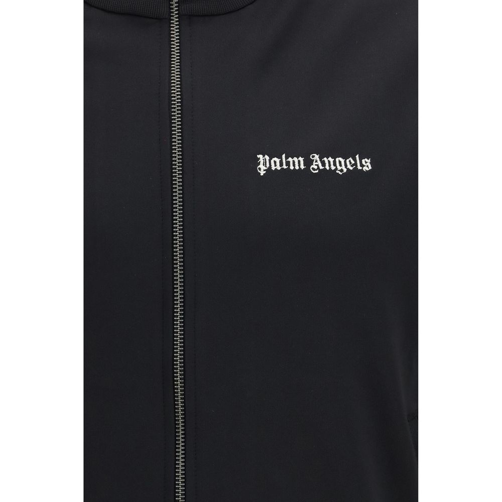 Palm Angels Black Polyester Shell Jacket | Regal Royce