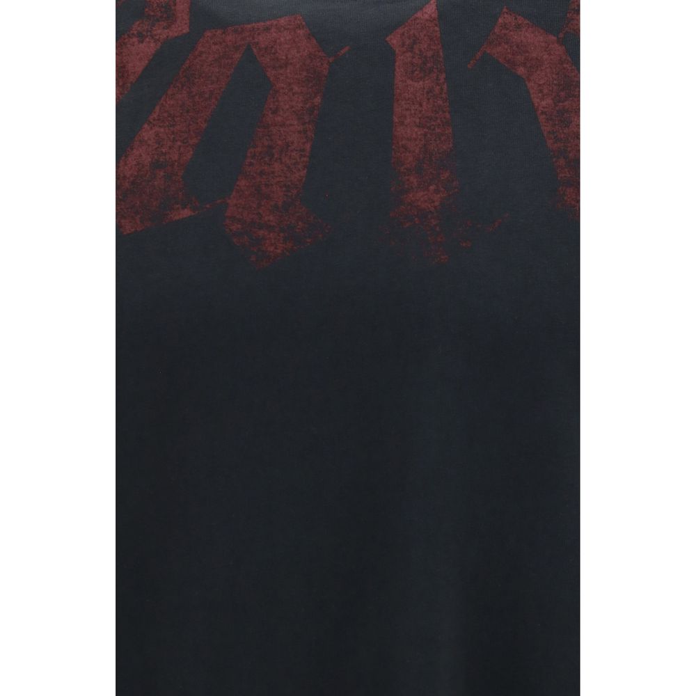 Palm Angels Black Cotton T-Shirt | Regal Royce