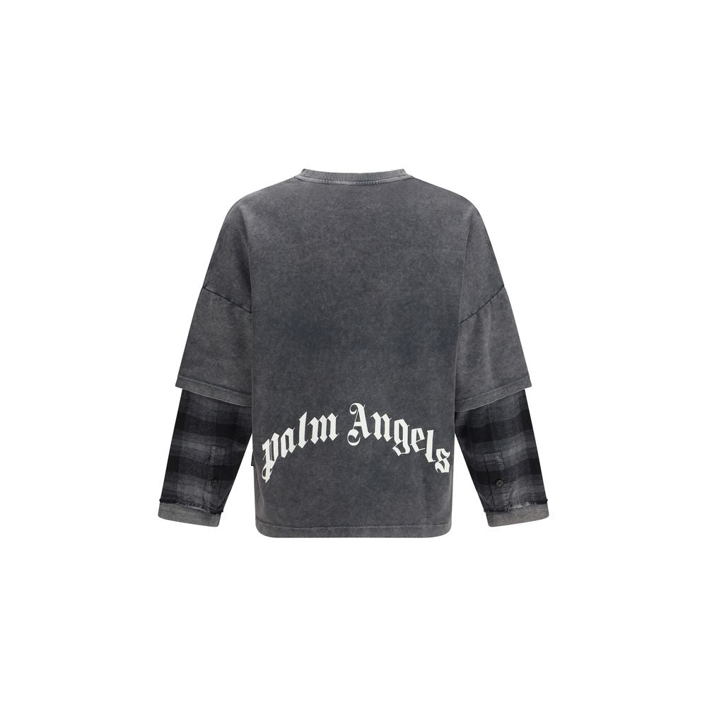 Palm Angels Black Cotton Shirt | Regal Royce