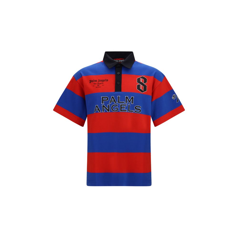 Palm Angels Multicolor Cotton Polo Shirt | Regal Royce
