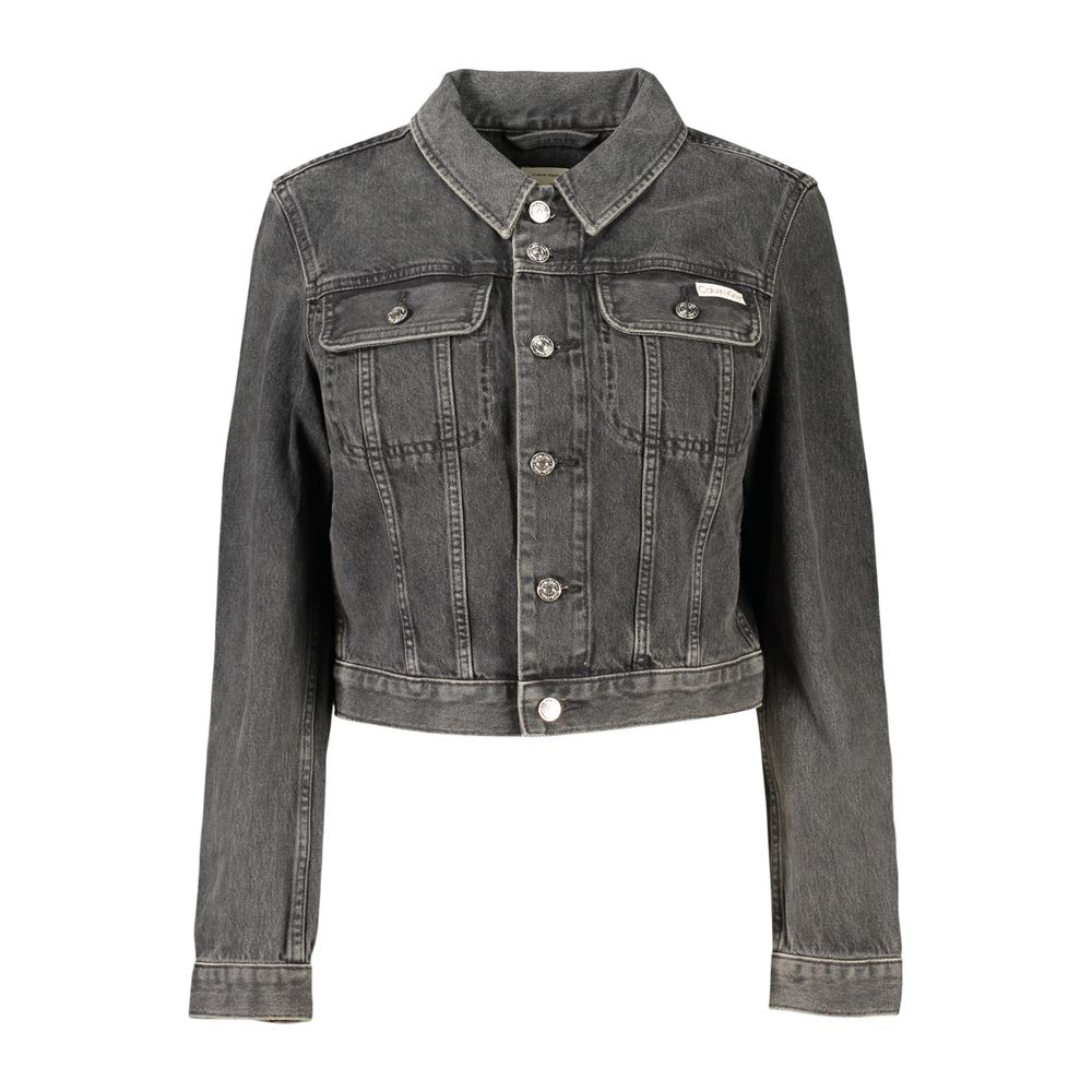 Calvin Klein Black Cotton Women's Jacket | Regal Royce