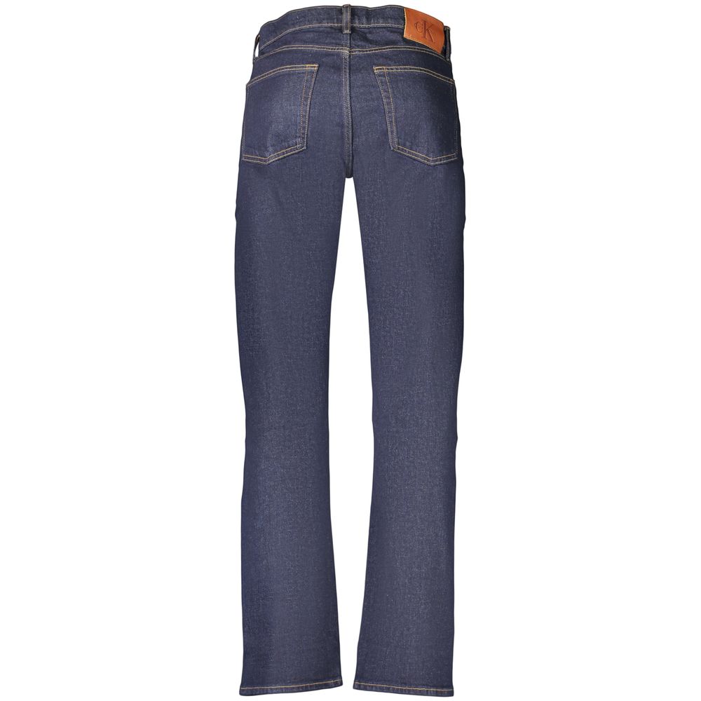 Calvin Klein Blue Cotton Men's Jean Crafted for Elegance and Comfort | Regal Royce