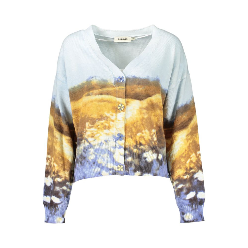 Desigual Azzurro Cotton Womens Sweater | Regal Royce